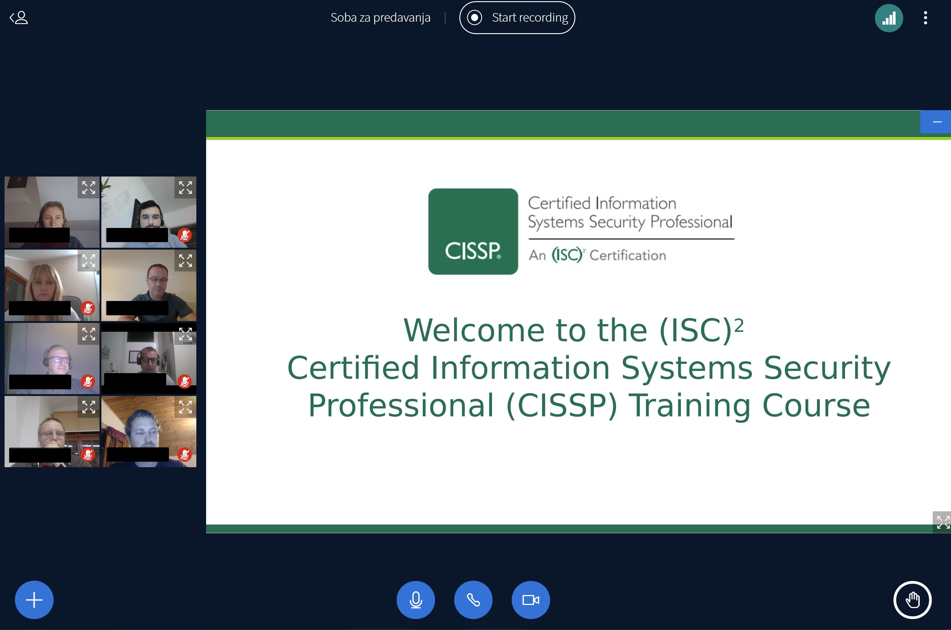 online edukacija usris CISSP certificiranje
